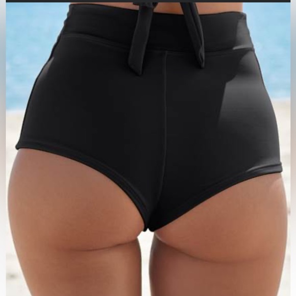 NEW VENUS High-Waist Cheeky Swim Shorts Only size:22 - Picture 2 of 6